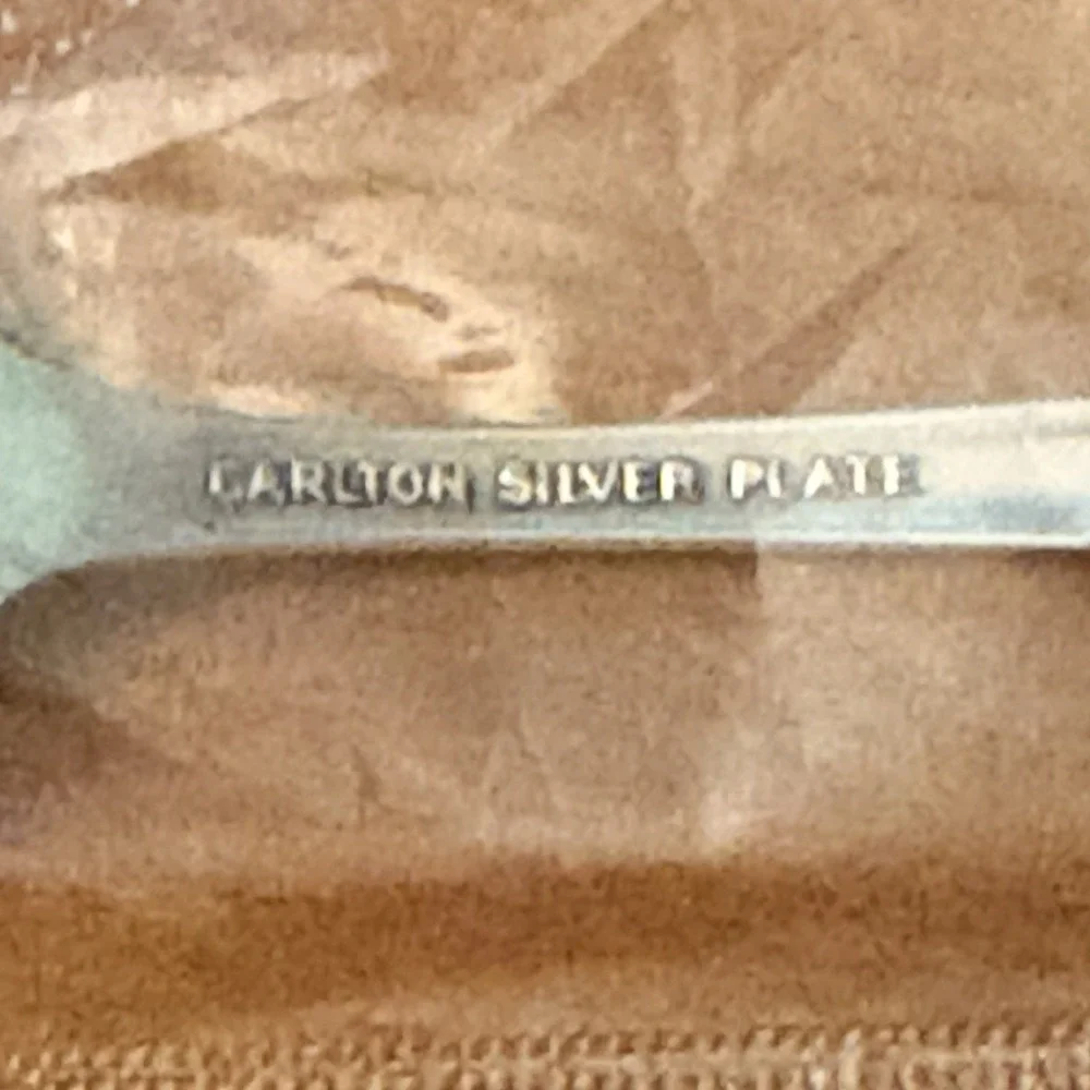 Vintage Oneida Cherie Demitasse Spoon NOS Sealed Silverplate 1957 MCM 4.5